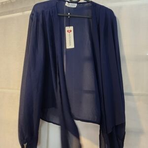 Sheer blue dressy cover